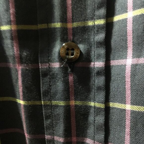 BIG & TALL Etro Milano Button Up Plaid Shirt Size 43 XXL Good Condition - Picture 8 of 8